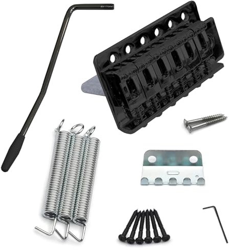 52.5mm guitare stratocaster tremolo Bridge Tool Set pour remplacer guitare électrique escrime (noir)
