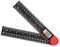 NIEEKRUN 2 in 1 Digitaler Winkelmesser mit LCD Anzeige, HOLD und Feststellfunktion, 360° Winkellineal für Maschinenbau und Holzbearbeitung, 200 mm/7.8 Zoll