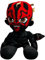 Star Wars Darth Maul Plüschtier mit heftigem Gesichtsausdruck, rot und schwarz, 25,4 cm