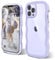 ORDA Case for iPhone 14 Pro Max Case,Cute Wave Frame Curly Shape for iPhone 14 Pro Max Phone Case Shockproof Hard PC Phone Cover for Women and Girls Compatible iPhone 14 Pro Max 6.7 Purple