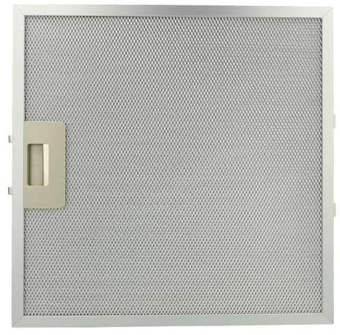 vhbw Filter Metallfettfilter kompatibel mit Bauknecht DBR 6990 855677201000, 857438301010, 85743830100 Dunstabzugshaube - 32 x 32 x 0,85 cm, Metall
