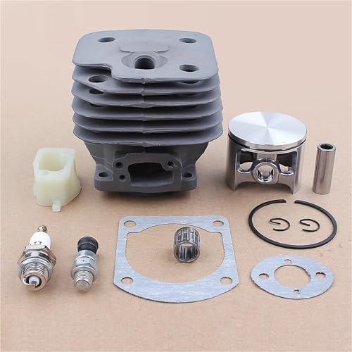 AOIUU Kit de pistón de Cilindro de 52 mm Apto for Husqvarna 61 268 272 272K 272XP, Piezas de Repuesto for Motor de Motosierra 503758172