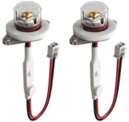Sctecoau 2 Pièces DC12-24V UVC 270-280NM Purificateur d'eau Ultraviolet Désinfection Distributeur d'eau pour Animaux de Compagnie Module de Désinfection LED