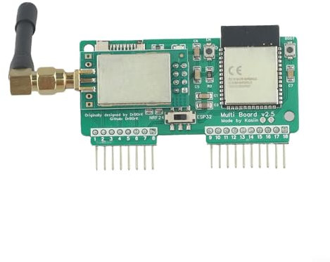 Módulo de placa de desarrollo inalámbrico para NRF24 para ESP32, para Flipper para Zero WiFi, multiplaca, herramienta de prototipo de aprendizaje de investigación, diseño actualizado, PCB verde