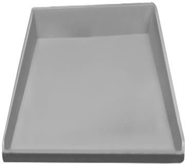 Mini Fridge Silicone Mat Under Refrigerator Floor Protector Mat Fridge Freezer Mat Pads Carpet Drip Pan for Dryer Wine Cabinet Coffee Machine Washing Machine Drip Tray with Raised Edge(Gray,50x60cm)