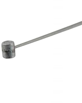 cyclingcolors Gaszug für Motorrad, Roller, Moped, Durchmesser 1,2 mm, Länge 2 m, Kopf 5,5 x 6,5 mm kabel