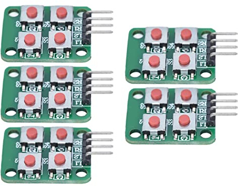 RASTKY Langlebiges 2x2-Scan-Tastatur-Schaltmodul, für Glühbirnen, LED-Lichterketten, Ausgezeichnetes Material