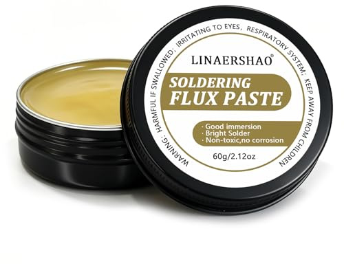 1 Stück 60g Lötpaste, Lötfett, Flussmittel Löten, Lötfett Flussmittel | Solder Paste, für Professionelles Mechaniker, Metall-, Zinn,Telefon,PC-Karten,Bauelemente