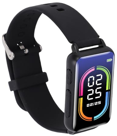 VBESTLIFE Reloj con Grabadora de Voz AI, Reloj con Grabadora de Sonido con Bluetooth ChatGPT Traducción en Tiempo Real, Grabación Multilingüe para Reuniones Entrevistas (16GB)