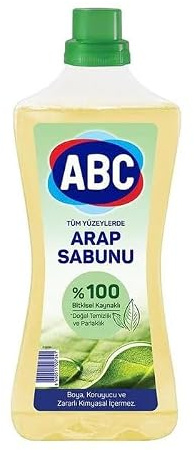 ABC & DOA Arap Sabunu (Soft Soap), Multi-Purpose Liquid Cleaning Agent, 100% Plant-Based Natural Formula (1, ABC)