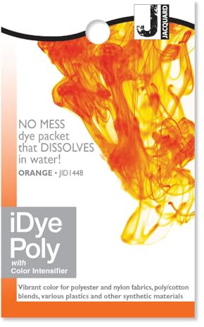 Jacquard JID1448 iDye Poly, Einfarbig, Orange