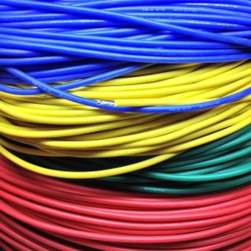 Flexibles Silikonkabel 16AWG Rot Hitzebeständig bis 200°C 3kV für Prüfleitungen Multimeter Labor