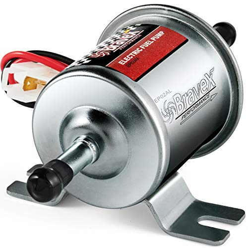 Electric Fuel Pump - Inline fuel pump Low Pressure HEP-02A (2.5-4 PSI), 12V Fuel pump Electric Fuel Pump 12v for Carburetor Lawn Mower Transfer Pump
