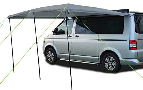 Maypole Universal Sun Canopy for Caravans & Campervans, 2.5m v 2.5m Grey