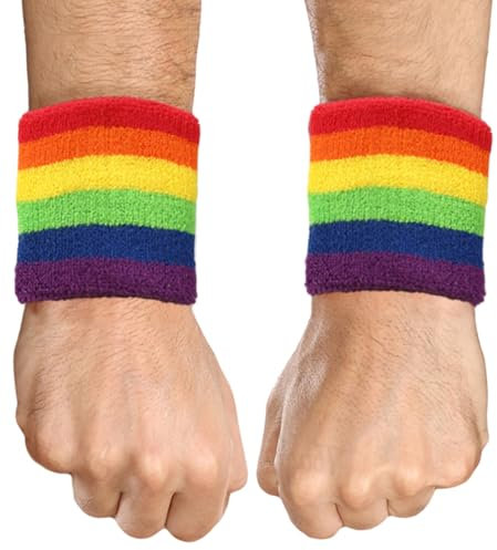 Tough Headwear Sportarmbänder – Armbänder für Damen und Herren – Schweißband für Handgelenke – Tennis, Baseball, Fußball