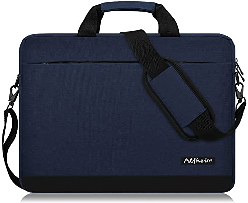 Alfheim Laptop Bag with Shoulder Strap 14 Inch Men Women Lightweight Waterproof Soft Computer Briefcase for Business Work Notebook Ultrabook Compatible with Macbook Air/Macbook Pro 14 inch A2442