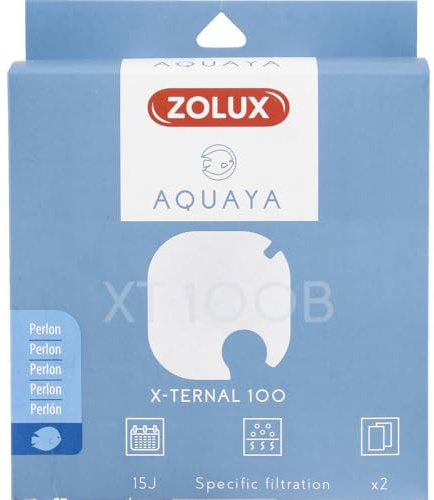 Zolux - Filtre pour Pompe x-ternal 100, Filtre XT 100 B perlon x 2. pour Aquarium. - ZO-330236