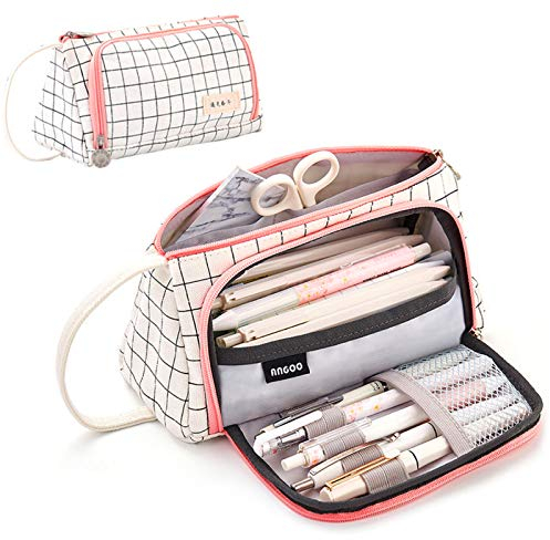 Federmäppchen,Große Kapazität Mäppchen,Federmäppchen Mädchen/Junge,Mäppchen,Schlamppermäppchen,Stifte Etui 3 Fach,Federtaschen für Studenten und Erwachsene (Unisex)