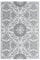 vidaXL Outdoor Teppich Zweischichtiger Jacquard Terrassenteppich Außenteppich Küchenteppich Indoor Terrasse Balkon Flur Küche Bad Hellgrau 190x290cm PP