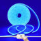 HEGEHE Dimmbar Neon LED Streifen, 12V 2835 LED Strip Wasserdicht Diffusion Silikon Neon Flex LED Lichtband Schlauch für Innen Aussenbereich Heim Küche DIY Deko (Blau, 5M)