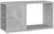 vidaXL Mueble para TV Soporte Mobiliario Aparador Armario Estante Salón Sala de Estar Dormitorio Decoración Contrachapada Gris Hormigón 60x24x32 cm