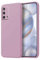 HONLEN Hülle für Oppo A74 (4G) Schutzhülle Case, (6.43 Inches) Liquid TPU Silicone Handyhülle mit Fallschutz Silikon Cover Gras lila