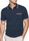 JACKETOWN Polo Shirts Herren Kurzarm Golf Poloshirt Schnelltrocknend Casual Sport Shirt Outdoor Atmungsaktives T-Shirts Sommer Polo Hemd Männer(Navy-3XL)