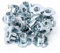 Lot de 20 écrous en T M10 x 12 mm à 4 broches - Filetage propre - Pas de rouille - Acier au carbone plaqué zinc pour bois, escalade, mur, contreplaqué, meubles, panneaux de particules, routeur CNC