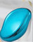 HealthyMoov Epilatore manuale nano gomma di cristallo, depilazione indolore effetto esfoliante depilazione rapida delle gambe braccia e ascelle. Strumento accessorio bellezza donna (BLEU)