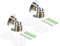 uxcell Magnetic Door Stopper, 2pcs Stainless Steel Magnets Door Stops Catch, Floor Door Holder with Self Adhesive and Screw Mount, Bronze Tone