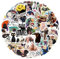 MayDee 50 Good Omens Aufkleber, Aufkleber Charakter Koffer Laptop Motorrad Skateboard Fahrrad Aufkleber, Anime Aufkleber Wasserdicht Niedlich DIY Good Omens Aufkleber