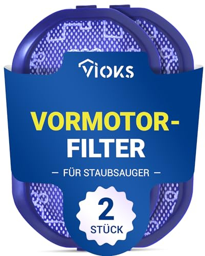 VIOKS Lot de 2 filtres pré-moteur de rechange pour aspirateur Dyson 917066-01 & 917066-02 - Filtre pour aspirateur Dyson DC30, DC31, DC34, DC35, DC43H, DC44, DC45, DC56 & Dyson