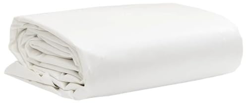 vidaXL Telone Bianco 5x7 m 650 g/m²
