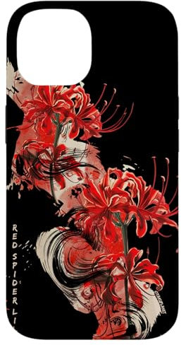 Retro Spinnenlilie in Japan Soft Grunge Pastel Goth Ästhetik Hülle für iPhone 14