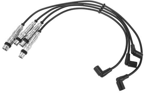 QUARKZMAN Zündkabelsatz Zündungskabel für VW Polo CLASSIC 60 1.4 (1995-2006) 44kW, für VW Polo Schragheck 1.4 (1999-2001) 44kW 030905430Q - Packung mit 4