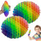Wurm Zappelspielzeug, 2 Stücke Wurm Großes ZappelSpielzeug, Worm Toy, Squeeze wurm spielzeug, wurm Spiel-zeug, Fidget wurm, wurm Fidget Spiel-zeug, für Kinder und Erwachsene Lindert Stress(Regenbogen)