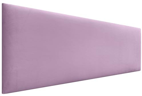 DHOME Tête de lit en Velours uni Haute Gamme Moderne Tête de lit rembourrée pour lit de Luxe Chambre capitonnée (Rose, 160cm)