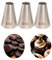 Extra Large Round Piping Nozzle,5/8 Big Plain Piping Tip for Macarons Filling,Cream Puffs,Cannolis,Dollops,Swirls,3 Pcs