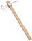 Pick Haches à creuser | Pic de jardin efficace 2 en 1 Mattock | Hache à main multifonction en acier inoxydable, petite hache avec manche pour jardinier, coupe de racines