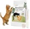 Non-Stick Ultra Clumping Cassava & Tofu Cat Litter, Odour Control Low Tracking Kitty Litter, Plant-Based Natural Ingredients Cat-Litter, 4.1kg X 1 Pack (7.5L)