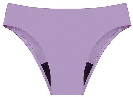 uxxnjfg Costume Mestruale Donna Bikini Donna Mare Push Up Brasiliana Sexy Perizoma Bikini Triangolo Tanga Spiaggia Mestruale Vita Alta Beachwear Piscina Swimwear Viola Chiaro M