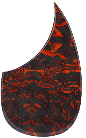 Gitarren Schlagbrett Schutzfolie - Pickguard Akustikgitarre, Selbstklebend, Robust PVC, Kratzfest & Langlebig, Für 40-41 Zoll Gitarren, Dekoratives buntes Design
