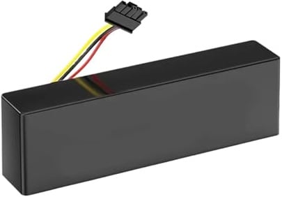 Batterie Rechargeable 14,4 V 12800 mAh, Compatible avec l'aspirateur Robot Xiaomi Mijia Mop3C 2S P XMSTJQR2S STYTJ02YM, aspirateur Balai et Laveur.(6800mAh)