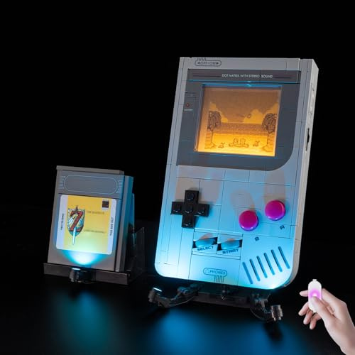 Kyglaring Led Licht Kompatibel mit Lego Game Boy 72046 Bausteine, LED Beleuchtungszubehör für das Lego gameboy Modellset 72046, Touch Version (Nicht Enthalten Modell)