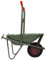 MAURER Carriola Ribaltabile X Elevatori, Modello Ribaltabile, Vasca in Lamiera 70 L, Verde, Pneumatico