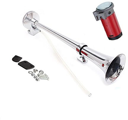 150DB Super Loud 12V Single Trumpet Air Horn Compressor Truck Lorry Boat Train