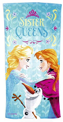 Sœur fille Motif La Reine des neiges Olaf de La Reine des neiges Elsa Anna Serviette de bain/plage