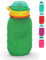 Squeasy Snacker - Grün - Wiederverwendbares Quetschie aus Silikon, 180ml. Quetschbeutel zum selbst befüllen, BPA-frei