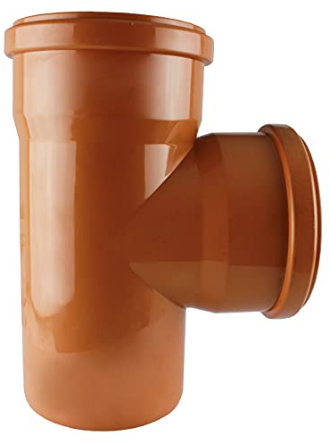 MKK - 19591-002 - KG T-Stück DN 110-160 Winkel 90° Formteil Winkelstück Abwasserrohr orange Formteil Winkelstück Abwasserrohr orange DN 160/110