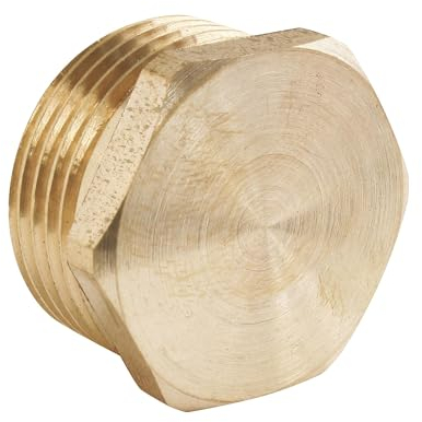 SOMATHERM FOR YOU, Bouchon laiton Mâle 8/13 brut pour raccordements plomberie, compatible avec tous raccords laiton à filetage Idéal pour réseaux d'eau sanitaire et chauffage
